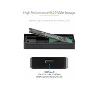 StarTechcom Enclosure SSD PCIe M.2 NVMe USB-C 10 Gbps Custodia esterna robusta