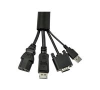 StarTechcom Guaina Coprifili per Gestione cavi da 4,6m Avvolgicavo flessibile a