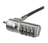 StarTech Cavo di sicurezza LTLOCK4D 2 m supporto articolabile – Chiusura a combinazione 4 cifre