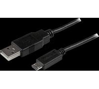 Startech Slim Micro B To Usb A 2 M One Size Black