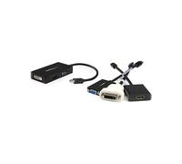 StarTechcom Mini DisplayPort to VGA DVI HDMI Adapter MDP2VGDVHD