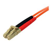 StarTechcom Multimode 50/125 Duplex Fiber Patch Cable LC 50FIBLCLC10