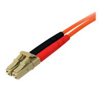 STARTECH.COM 15M FIBER OPTIC CABLE - MULTIMODE DUPLEX 50/125 - LSZH - LC/LC - OM2 - LC TO LC FIBER PATCH CABLE - CÂBLE RÉSEAU NEW