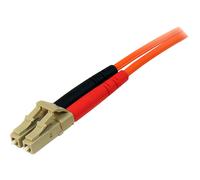 StarTechcom Multimode 50/125 Duplex Fiber Patch Cable LC 50FIBLCLC5