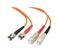 StarTechcom Multimode 62.5125 Duplex Fiber Patch Cable ST SC Cavo Rete FIBSTSC2