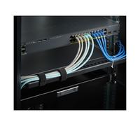 StarTechcom Pannello passacavi montabile a rack 1U con profondità regolabile