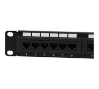 StarTechcom Patch Panel Cat 6 a 24 porte 1U Pannello di cablaggio per C6PANEL24