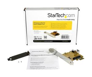 StarTechcom PCI Express to Mini Card Adapter Controllore Mini-PCI (PEX2MPEX)