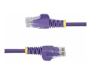 StarTechcom Purple Slim Cat6 Ethernet Cable Cavo Rete UTP 1 N6PAT100CMPLS