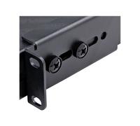 StarTechcom Ripiano 1U regolabile per montaggio su rack 19" Robusto ripiano per