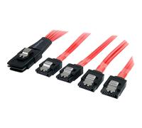 ST SAS8087S4100 - Cavo SAS, SFF-8087 > 4 SATA, 1 m.