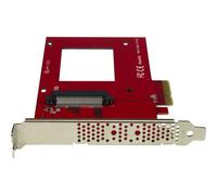 StarTechcom Scheda Adattatore PCI Express ad U.2 NVMe SSD PEX4SFF8639