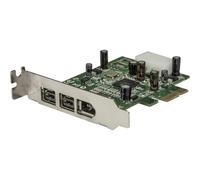 StarTechcom Scheda adattatore PCI Express FireWire 2b 1a PEX1394B3LP