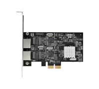 StarTechcom Scheda di rete 2.5 Gigabit a 2 porte Scheda Ethernet PCIe da 2,5