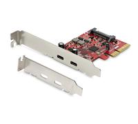 StarTechcom Scheda PCIe a 2 porte USB 3.1 2x USB-C USB 3.2 Gen 2 fino a 10Gbps