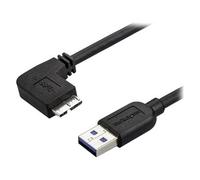 StarTechcom Slim Micro USB 3.0 Cable m/m Left-Angle USB3AU1MLS