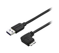 StarTechcom Slim Micro-USB 3.0 Cable m/m Right-Angle Micro USB3AU2MRS