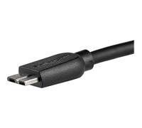 StarTechcom Slim USB 3.0 Micro B Cable Cavo Digitale/dati 2 USB3AUB2MS