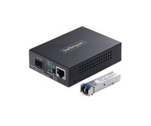 StarTechcom SM LC Fiber Media Converter 20km Converter MCM1110SMLC20