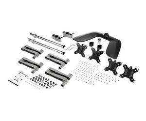 StarTechcom Supporto per Quattro Monitor Braccio Articolato Acciaio e Alluminio