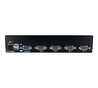 StarTechcom Switch KVM USB 4 porte montabile a rack 1U con SV431DUSBU