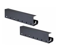 StarTechcom Under Desk Cable Management Tray Black S2MB-DESK-CABLE-TRAY