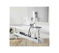 StarTechcom Under Desk Cable Management Tray White CALW-DESK-CABLE-TRAY