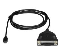 StarTechcom USB-C auf Parallel Druckerkabel black USB C DB25 ICUSBCPLLD25