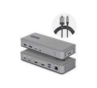 StarTechcom USB-C Dock 2x HDMI 4K60 1GbE 100W PD La 196UE-USBC-DOCK