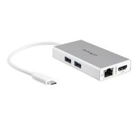 StarTechcom USB C Multiport Adapter PD Silver La DKT30CHPDW