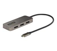 StarTechcom USB-C to Triple DisplayPort 1.4 MST Hub 4K 60Hz MST14CD123DP