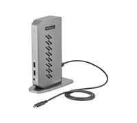 StarTechcom USB-C USB-A Dock Docking station USB C dual monitor DisplayPort e