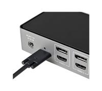 StarTechcom Usb-C Usb-A Dock Hybrid Triple Monitor La DK31C3HDPDUE