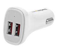 StarTechcom USB2PCARWHS Caricabatterie per dispositivi mobili Bianco Auto