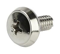 StarTechcom Viti 12-24 per rack per server Confezione da 50 unità Nichelate Vite