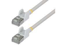 StarTechcom White Ultra Slim Cat6A Ethernet Cable Snagless N6APATSTP34WHS50CM