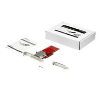 Startech Adattatore Ssd Pcie X8 A Due Unità Pcie M.2 One Size Red