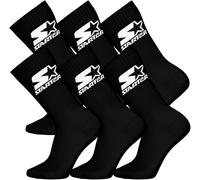 STARTER 6 pack Crew Socks - Black - 39/42