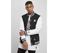 Starter Black Label Giacca College in pile nero/biancoite XXL Nero