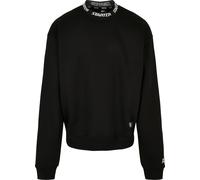 Starter Black Label Girocollo a coste jaquard nero XL Nero