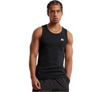 Starter Black Label Maglietta da Uomo a Coste, Taglie dalla S alla XXL, Nero, XXL