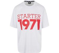 Starter Black Label St404-starter Train Day Mesh Jersey T-Shirt, Bianco, M Uomo