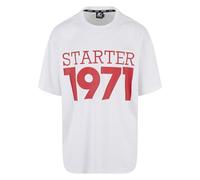 Starter Black Label St404-starter Train Day Mesh Jersey T-Shirt, Bianco, M Uomo