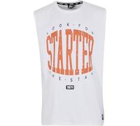 Starter Black Label St441-starter Sleeveless Tee T-Shirt, Bianco, XL Uomo