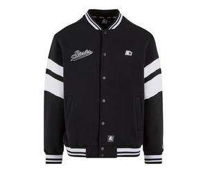 Starter Black Label St460-starter Sweat College Jacket Giacca, Nero, S Uomo