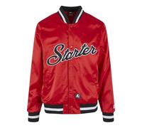 Starter Black Label Starter Satin College Jacket Giacca, Rosso cityred, S Uomo