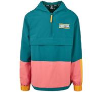 Starter Black Label Starter Multicolored Logo Windbreaker Giacca a Vento, Rosso/Blu/Giallo, M Uomo