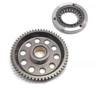 Starter Clutch Parti dell'ingranaggio della frizione di ruota libera del motore adatte per ZS172FMM CB250-F ZS174FMM CB300 NB300 CBS300 BSE KAYO KEWS Ingranaggio frizione avviamento(A set)