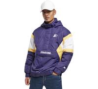 Starter Colore Blocco Mezza Zip Retro Giacca Felpa per Allenamento Casual All