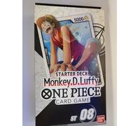 MONKEY D LUFFY starter deck 08 ONE PIECE card game IN INGLESE bandai